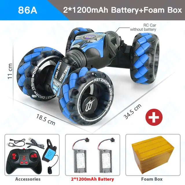 RC Car Stunt Remote Control CarIntroducing the RC Car Stunt Remote Control Car – the ultimate thrill ride for adrenaline junkies and remote control enthusiasts! With its cutting-edge design and foRC Car Stunt Remote Control Car
