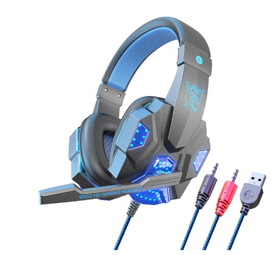 Led Light Wired Gamer HeadsetIntroducing the Led Light Wired Gamer Headset, the perfect addition to any gamer's toolkit. This high-quality headset offers incredible sound quality and noise isolaLed Light Wired Gamer Headset