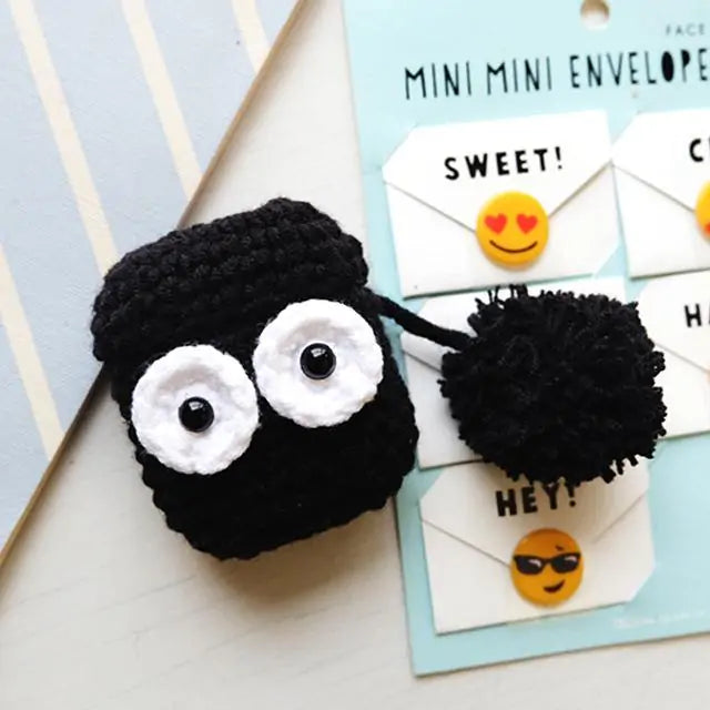 Knitted Cartoon Airpod CasesEmbrace Whimsical Charm with Knitted Cartoon AirPod CasesStep into a world of playful elegance with our Knitted Cartoon AirPod Cases, meticulously crafted to add a tKnitted Cartoon Airpod Cases