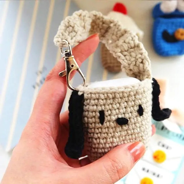 Knitted Cartoon Airpod CasesEmbrace Whimsical Charm with Knitted Cartoon AirPod CasesStep into a world of playful elegance with our Knitted Cartoon AirPod Cases, meticulously crafted to add a tKnitted Cartoon Airpod Cases
