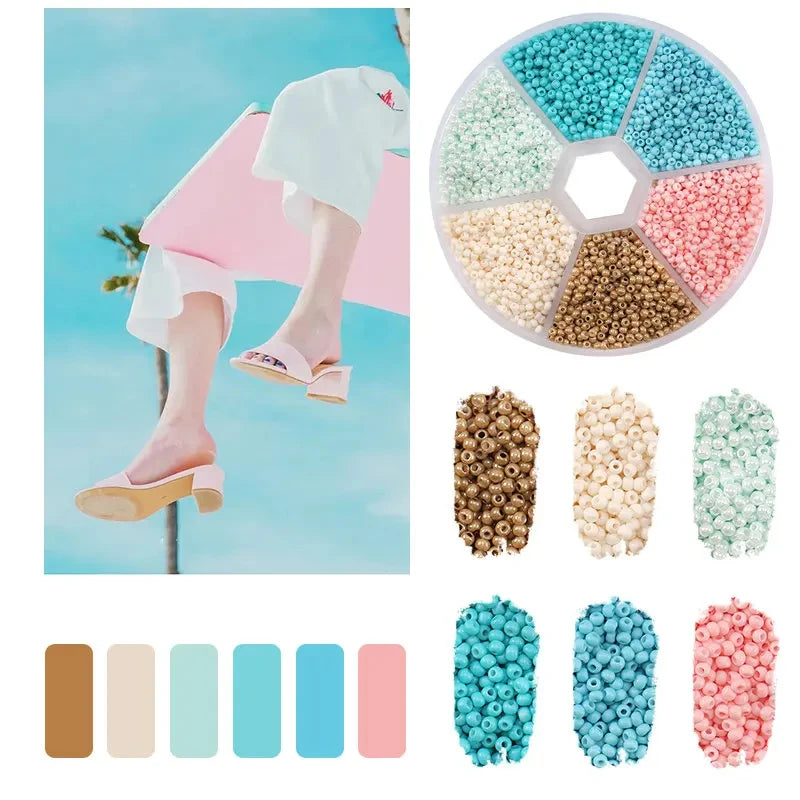 2mm Glass Seed Beads Kit Bracelet Making Kit Small Beads Assortment CoColorful Beads Kit



More than 7000 pcs 2mm glass seed beads packaged with convenient plastic box, strictly selected popular colors which will meet all your DIY nee2mm Glass Seed Beads Kit Bracelet Making Kit Small Beads Assortment Colors Craft Loose Beads