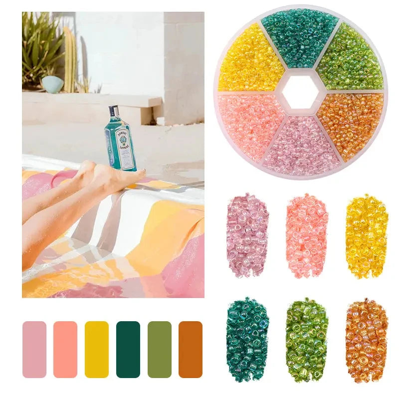 2mm Glass Seed Beads Kit Bracelet Making Kit Small Beads Assortment CoColorful Beads Kit



More than 7000 pcs 2mm glass seed beads packaged with convenient plastic box, strictly selected popular colors which will meet all your DIY nee2mm Glass Seed Beads Kit Bracelet Making Kit Small Beads Assortment Colors Craft Loose Beads