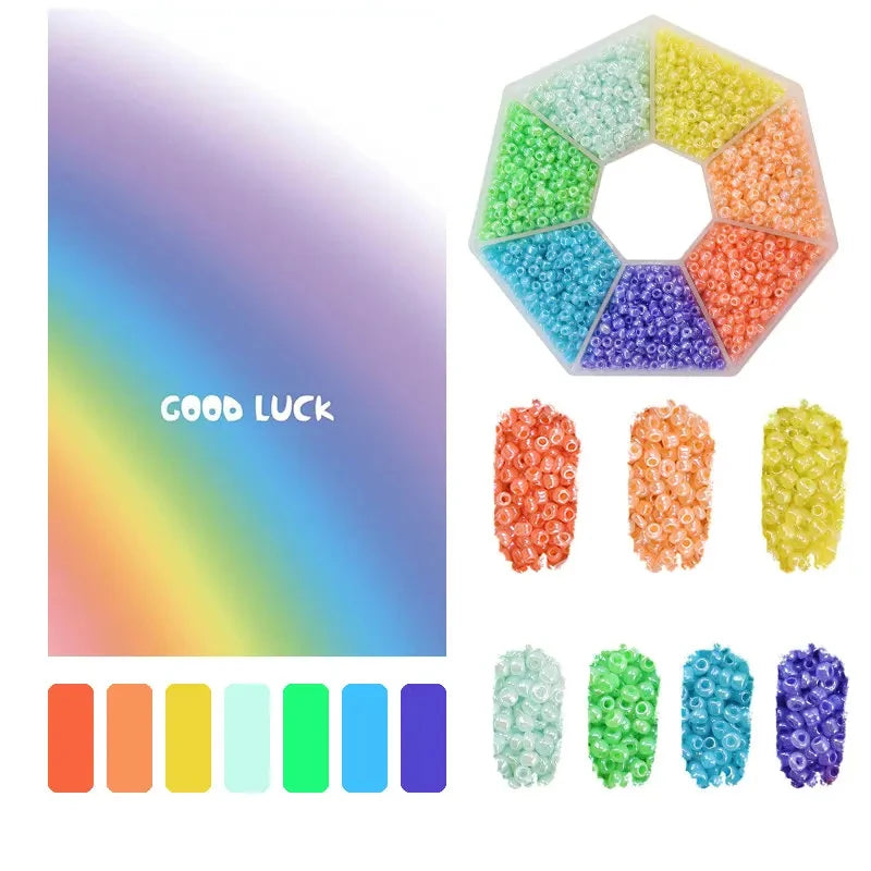 2mm Glass Seed Beads Kit Bracelet Making Kit Small Beads Assortment CoColorful Beads Kit



More than 7000 pcs 2mm glass seed beads packaged with convenient plastic box, strictly selected popular colors which will meet all your DIY nee2mm Glass Seed Beads Kit Bracelet Making Kit Small Beads Assortment Colors Craft Loose Beads