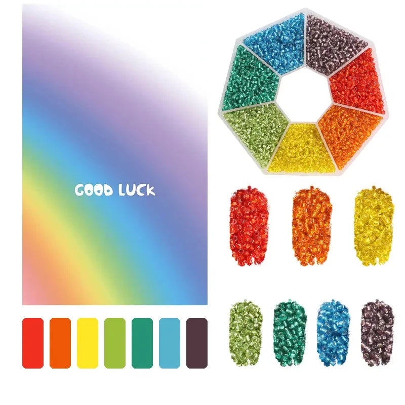 2mm Glass Seed Beads Kit Bracelet Making Kit Small Beads Assortment CoColorful Beads Kit



More than 7000 pcs 2mm glass seed beads packaged with convenient plastic box, strictly selected popular colors which will meet all your DIY nee2mm Glass Seed Beads Kit Bracelet Making Kit Small Beads Assortment Colors Craft Loose Beads