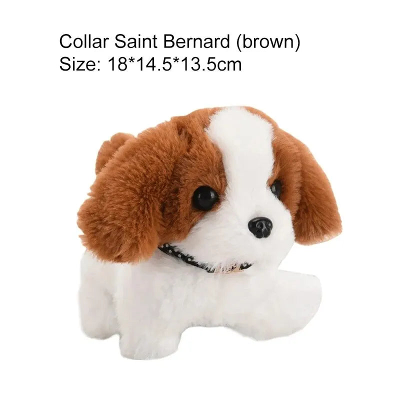 Realistic Plush Simulation Smart Dog Children Toy Can Walking And CallSpecification:
Material: plush/electronic components
Size: 18*13.5*12cm / 17*13.5*9cm / 18.5*13.5*12.5cm / 17*13.5*10.5cm / 18*14.5*13.5cm
Color: as shown
Power suppCall Electric Plush Robot Pet Dog Toddler Christmas Gift