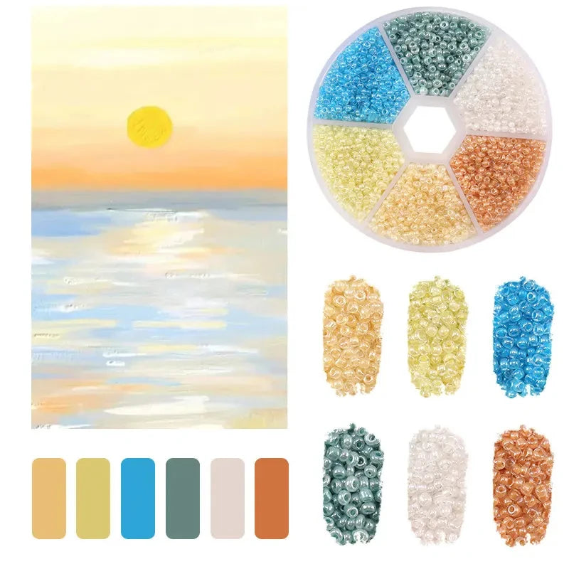 2mm Glass Seed Beads Kit Bracelet Making Kit Small Beads Assortment CoColorful Beads Kit



More than 7000 pcs 2mm glass seed beads packaged with convenient plastic box, strictly selected popular colors which will meet all your DIY nee2mm Glass Seed Beads Kit Bracelet Making Kit Small Beads Assortment Colors Craft Loose Beads