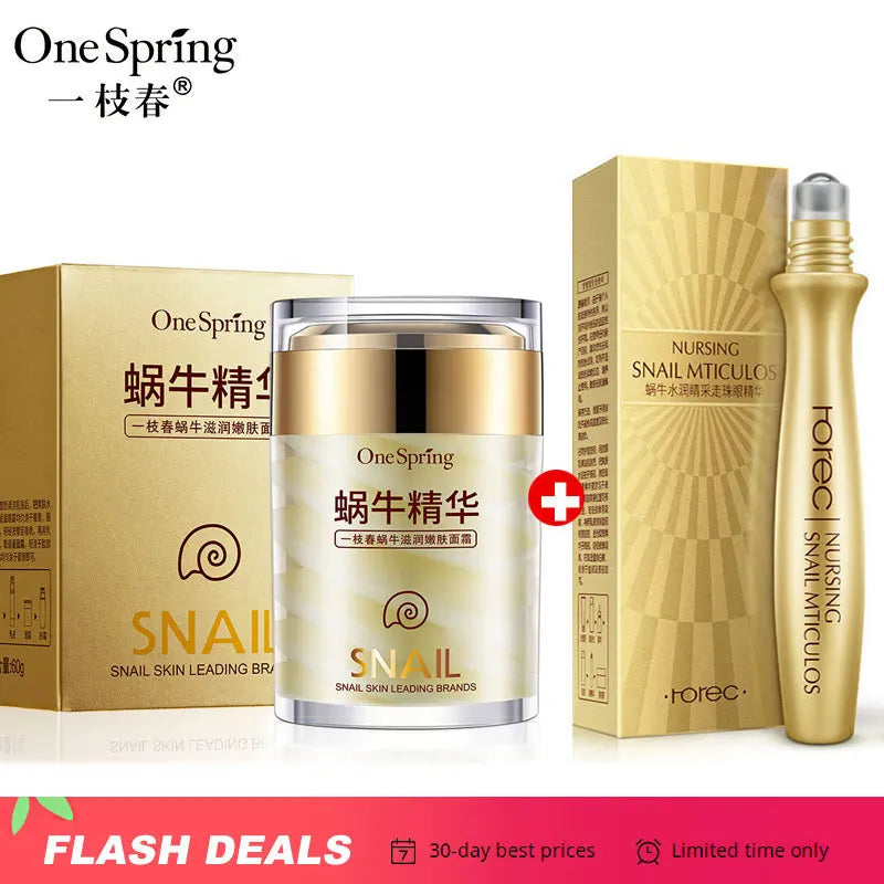 Snail Face Cream + Retinol Eye Massage Roller Serum 2pcs Moisturizing Dear, this set: Snail Face Cream + Retinol Eye massage Roller

 









Gentle and soft   Moisture replenishment  

Moisture replenishment  Delicate, tender and slSnail Face Cream + Retinol Eye Massage Roller Serum 2pcs Moisturizing Eye Bag Face Cream Korean Skin Care Products